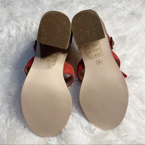 Sole society fringe block heel sandals - Picture 3 of 12